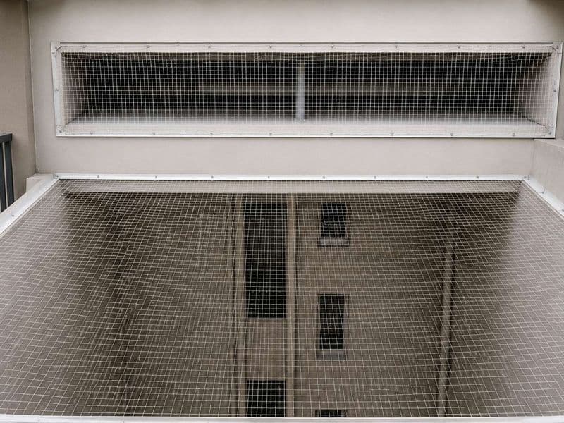 Society duct netting — completed installation in Borivali West